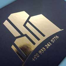 چاپ-کارت-ویزیت-لمینت-مات-طلاکوب